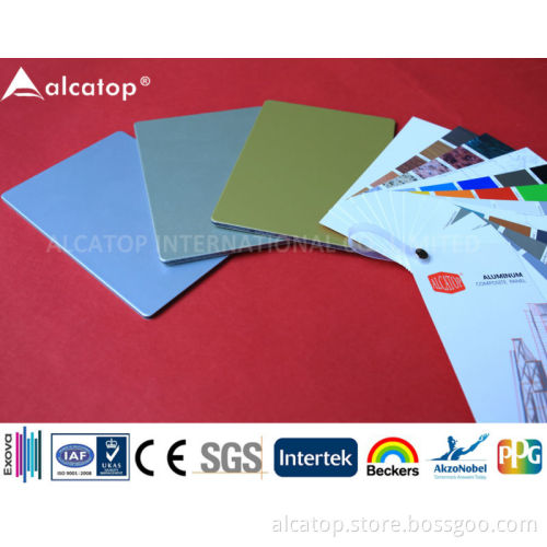 Alcatop Building Material PE Aluminium Composite Panel